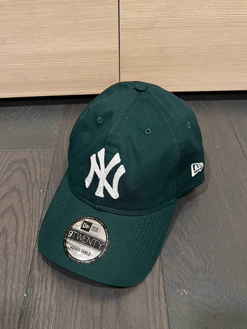 New Era Dark Green New York Yankees 9TWENTY Cap with White Logo